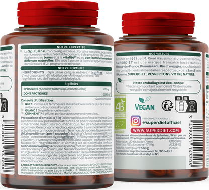 Spiruline bio (immunité, minceur, récupération sportive) - 2