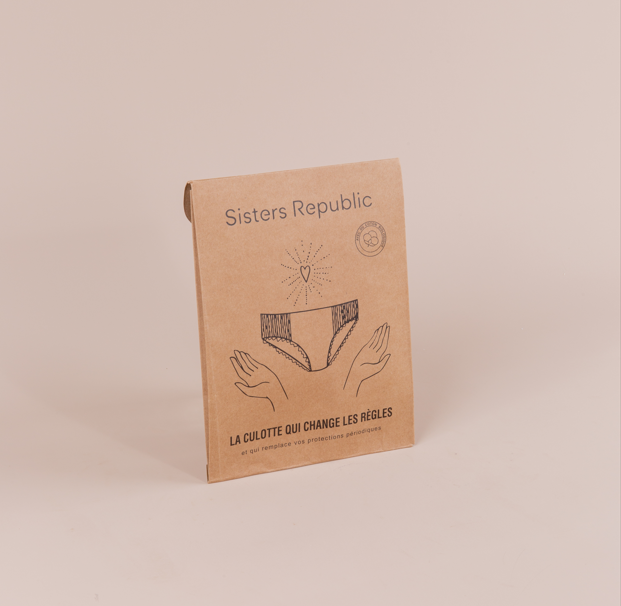 Sisters Republic -- Culotte menstruelle adulte colette (absorption super) - Taille XL